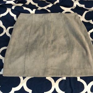 NWT grey mini skirt